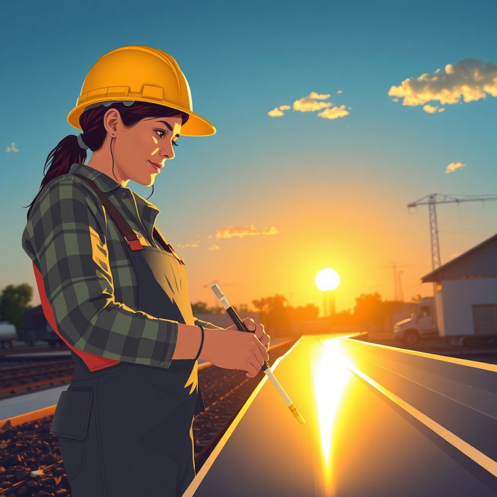 Pessoa trabalhando com energia e foco