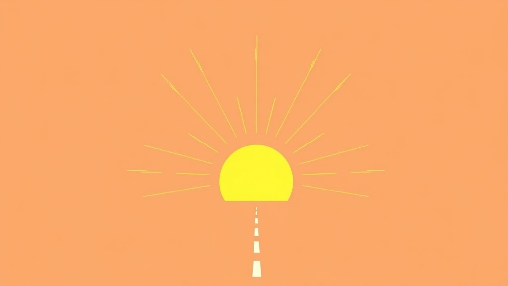 Gráfico inspirador representando o impulso de energia da tarde, produtividade, foco e sucesso.
